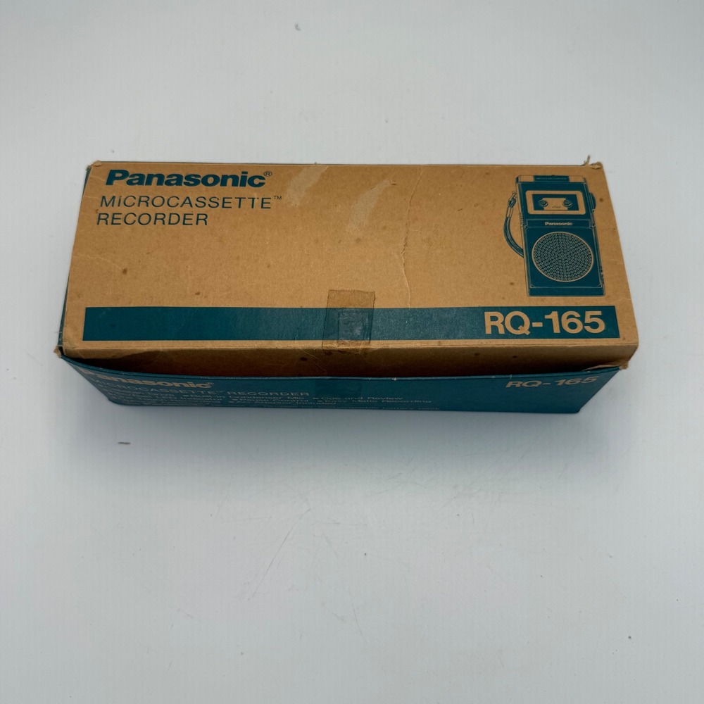Panasonic RQ-165 Microcassette Recorder Vintage Handheld Voice Memo Japan